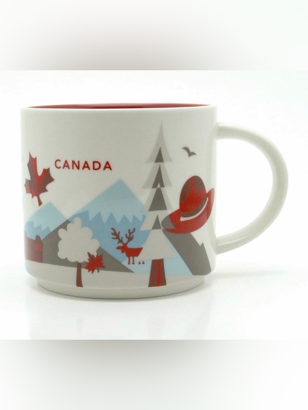 Starbucks CANADA Ceramic Mug 2017 You Are Here Collection Coffee Tea Cup 14 Oz